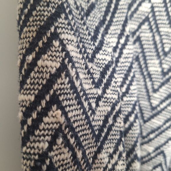 Jones New York Womens Open Front Cardigan Jacket Chevron Knit Chunky Small P - Picture 13 of 13